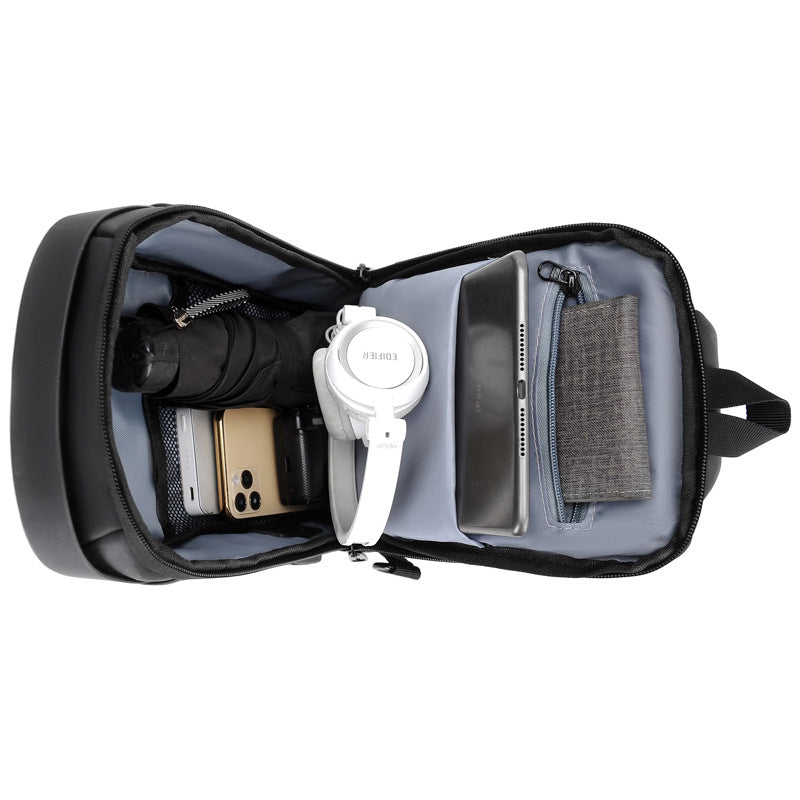 Men's Large Capacity Motorcycle Password Fashion Men's Chest Bags