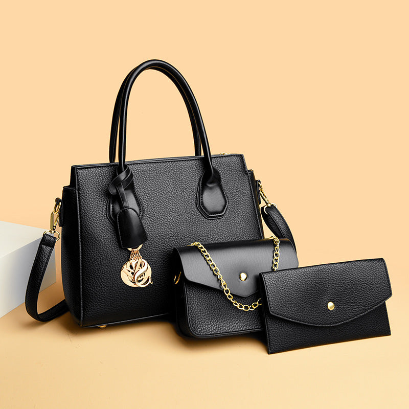 Women's Retro Fashion Portable One Combination Handbags