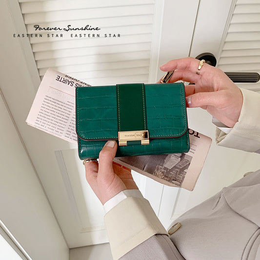 Women's Fashion Attractive Crocodile Pattern Clutch Ladies Wallets