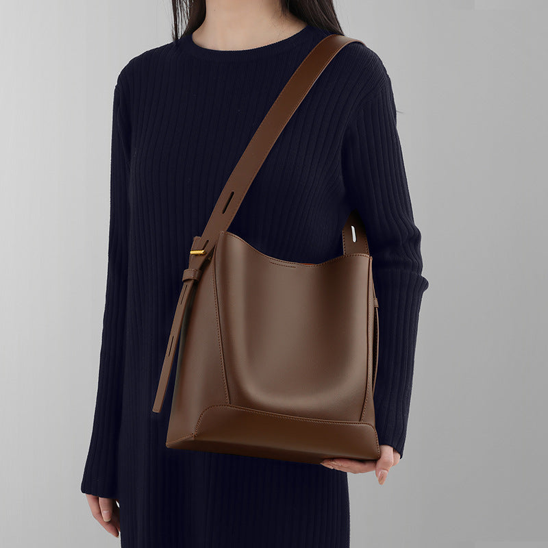 Stylish Women's Large Capacity Genuine Leather Crossbody Bags