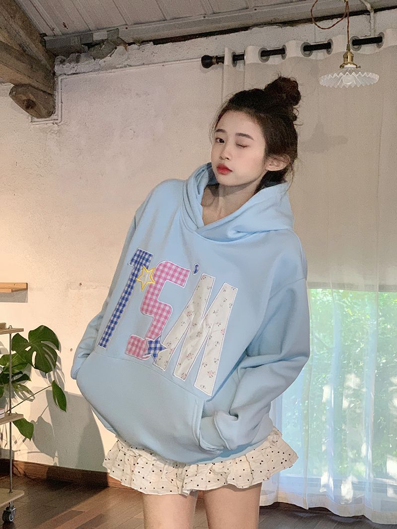 Women's Chinese Cotton Composite Embroidery Brushed Thickened Sweaters