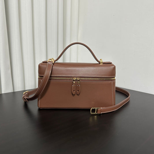 Women's Summer Fashion Cowhide Lunch Box High-grade Genuine Bags