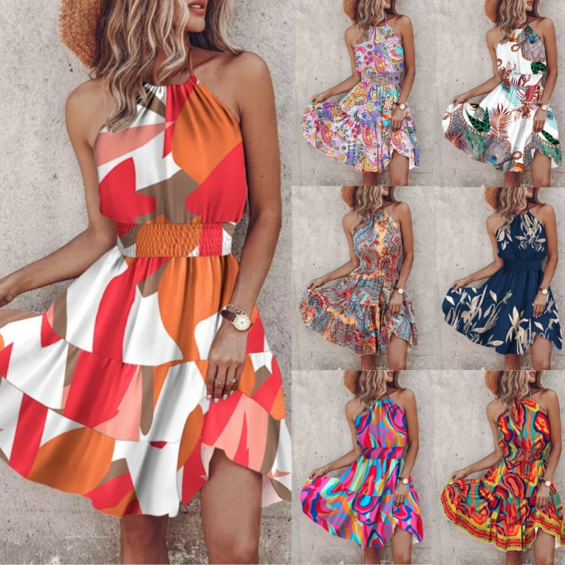 Slouchy Women's Summer Fashion Sexy Strapless Dress