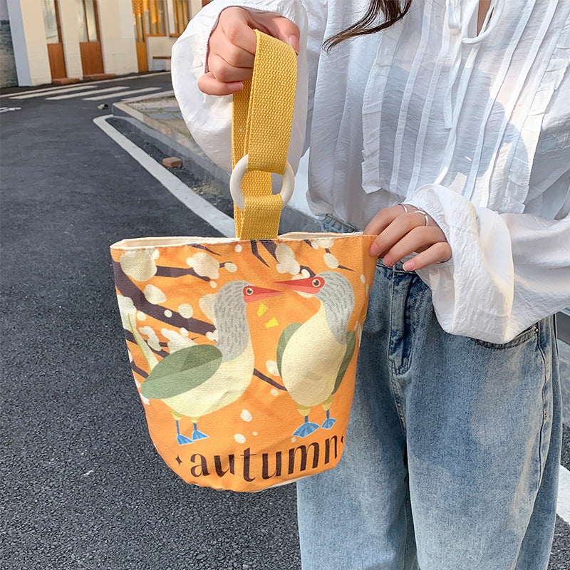 Korean Style Commuter Canvas Cute Cloth Handbags