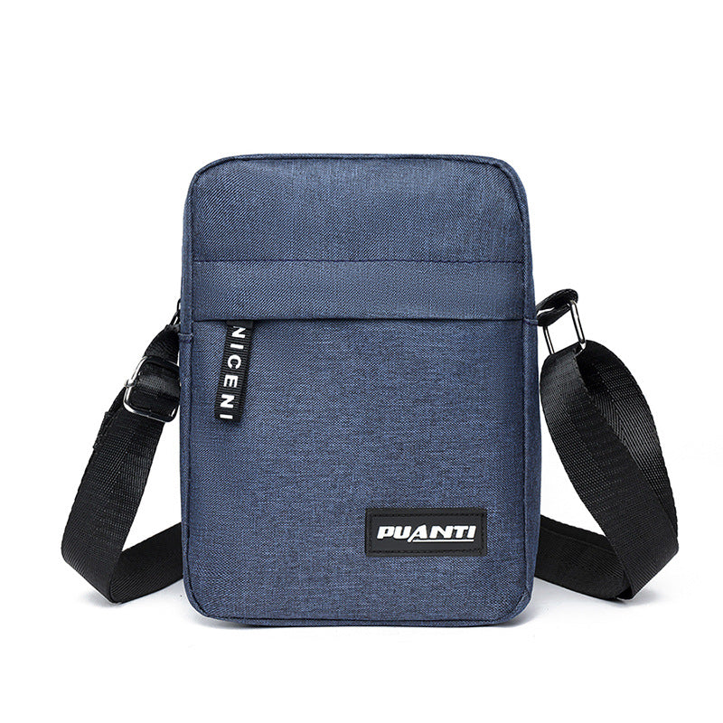 Men's Nylon Oxford Cloth Horizontal Vertical Waterproof Shoulder Bags