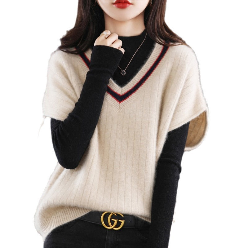 Creative Versatile Loose Batwing Sleeve Sleeveless Tops