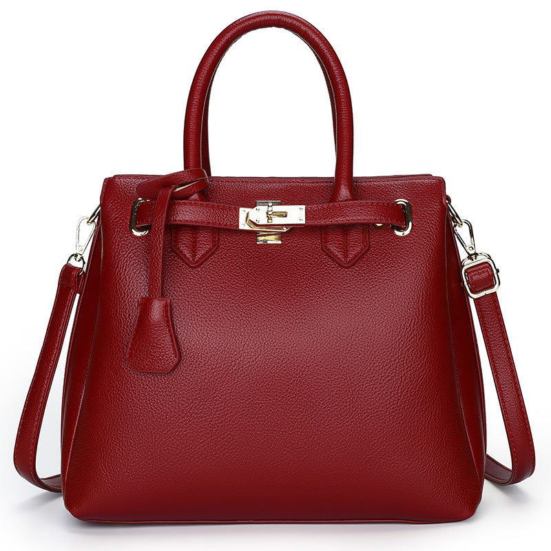 Women's Platinum Simple High-grade Hand Fashion Large Handbags