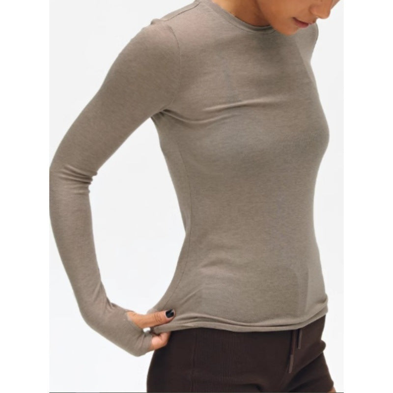 Women's American Retro Warm Wool Long-sleeved Simple Casual Knitwear