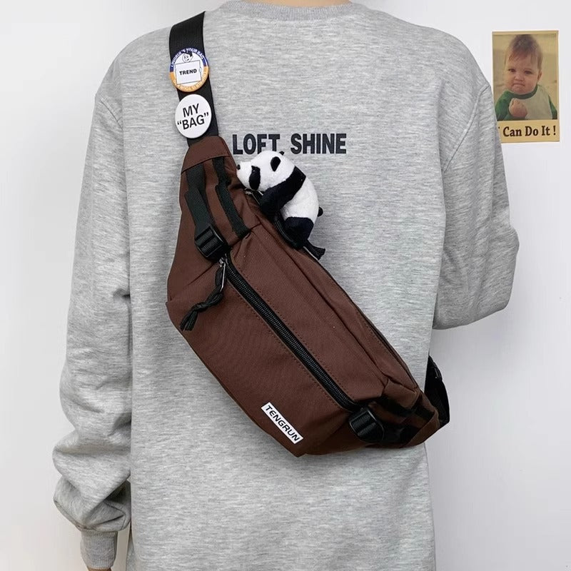 Male Female Trendy Sporty Simplicity Fashion Men's Waist Packs