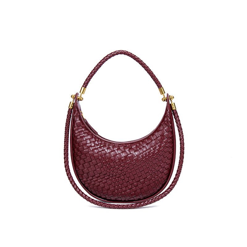 Women's Handmade Woven Personalized Selenodont Portable High-grade Handbags