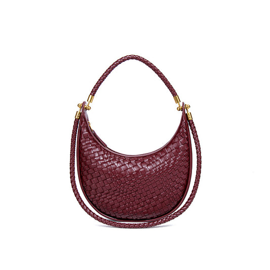Women's Handmade Woven Personalized Selenodont Portable High-grade Handbags
