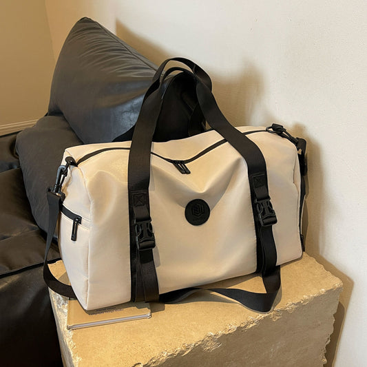 Women's & Men's & Large Capacity Swim Solid Color Simple Travel Bags