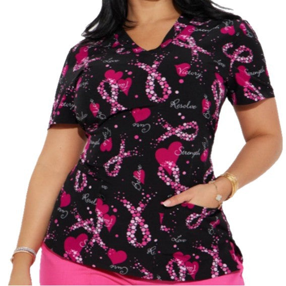 Valentine's Day Heart Printing Casual Sleeve Women's T-shirt