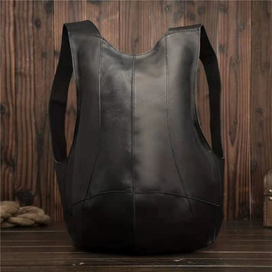 Women's & Men's & Retro Crazy Horse Soft Leather Backpacks