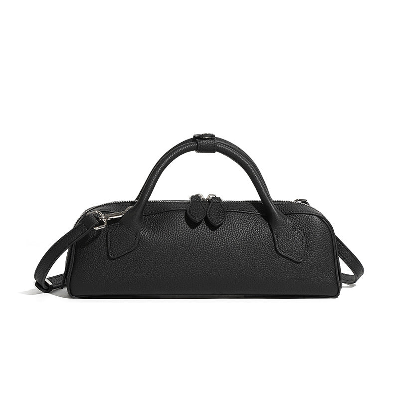 Women's Layer Leather Portable Underarm Large Capacity Handbags