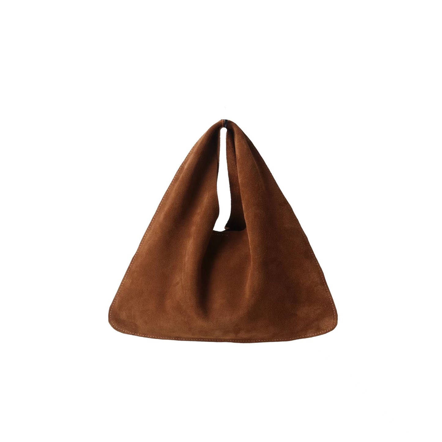 Matte Cowhide Triangle Fashion Hand Retro Bags