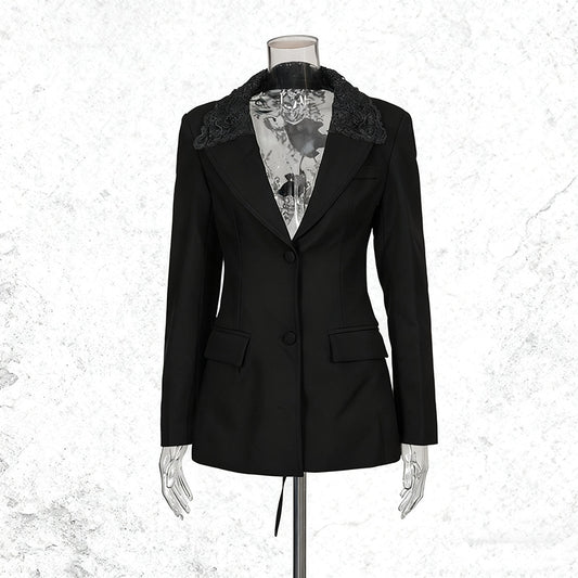Intellectual Commute Style Small Sexy Hollow Suits