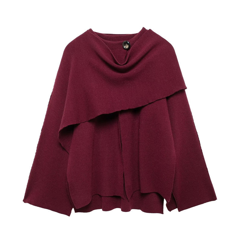 Women's Autumn Fashion Casual Temperament Cape Coats
