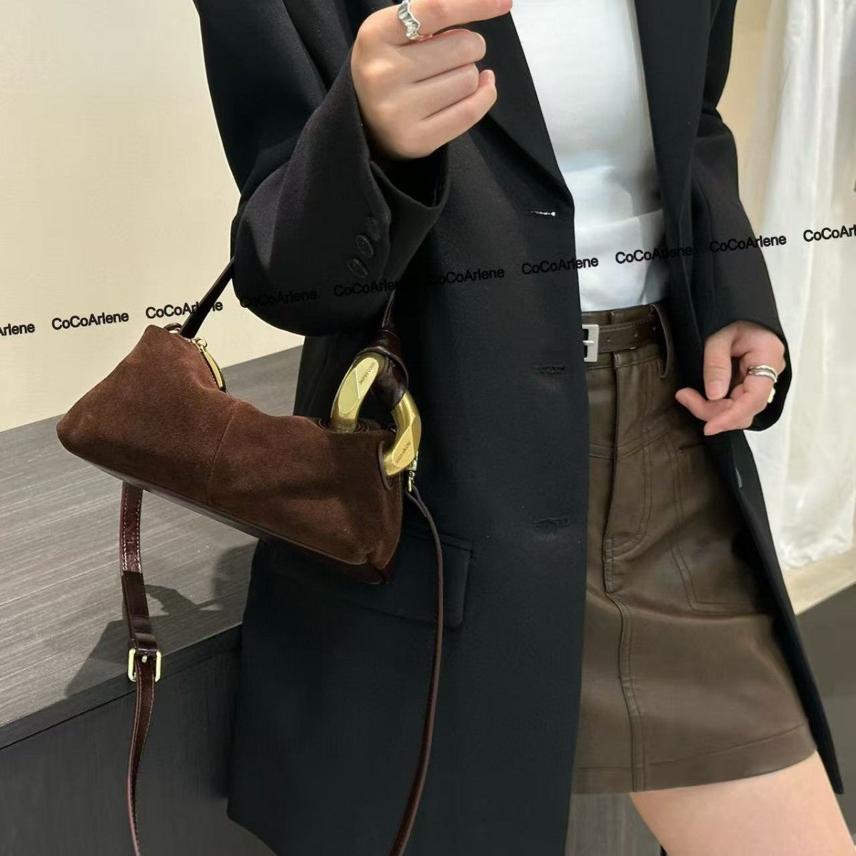 Comfortable Women's Suede Pillow Carrying Matte Bags