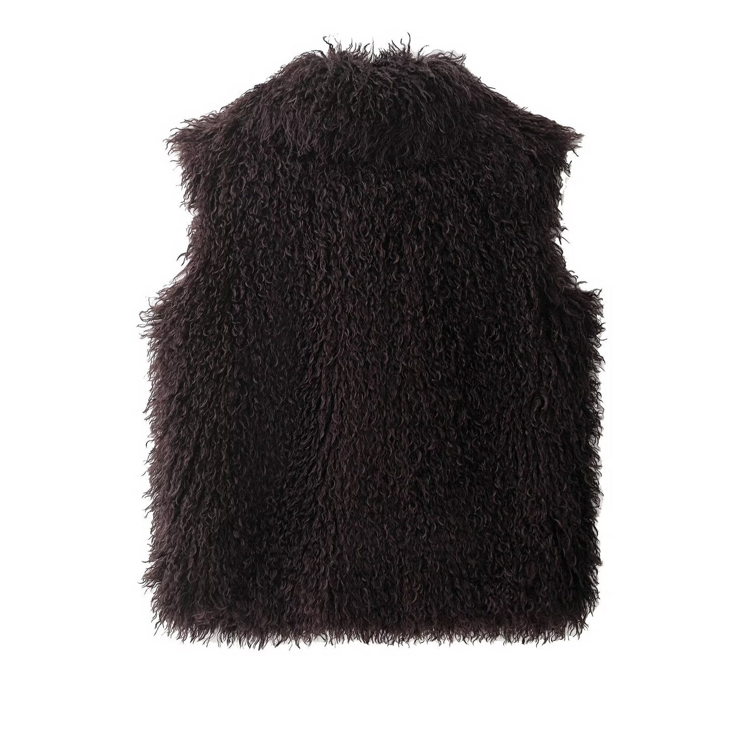 Women's Fashion Small Waistcoat Artificial Fur Effect Vests