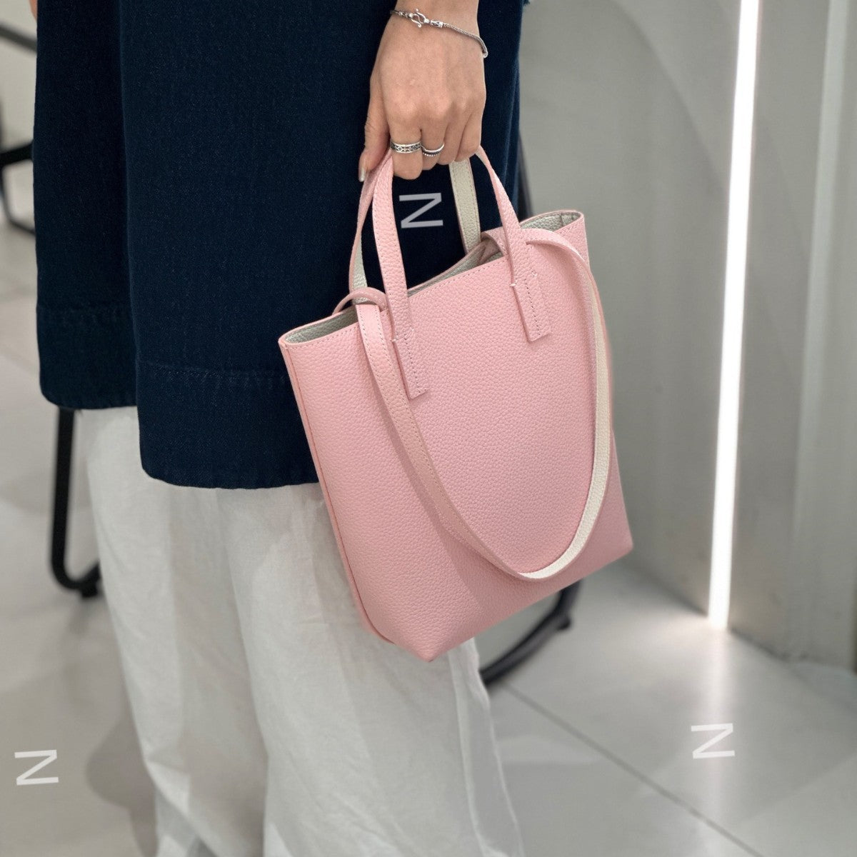 Trendy Korean Double-sided Shopping Basket Open Bags