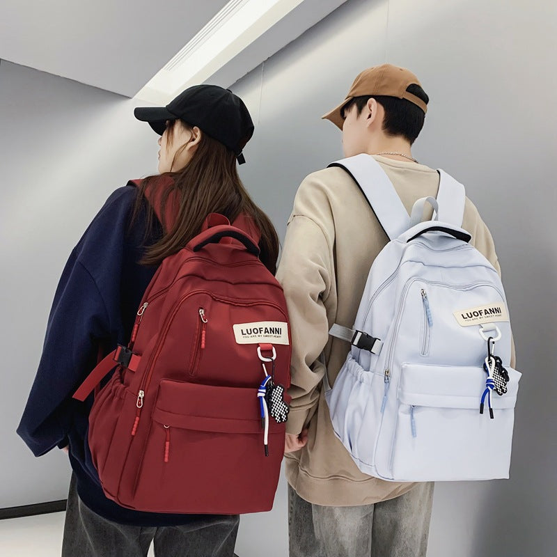 Men's Female Junior High College Simple For Backpacks
