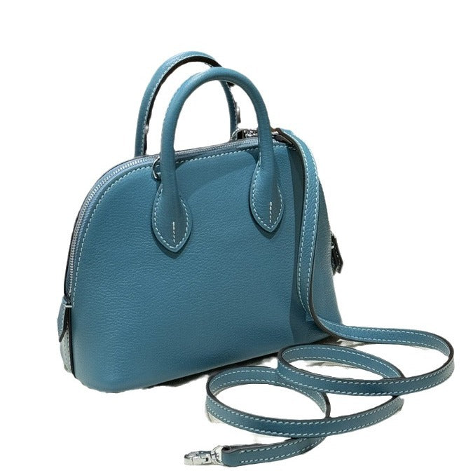 Women's First Layer Cowhide Sheep Pattern Mini Handbags