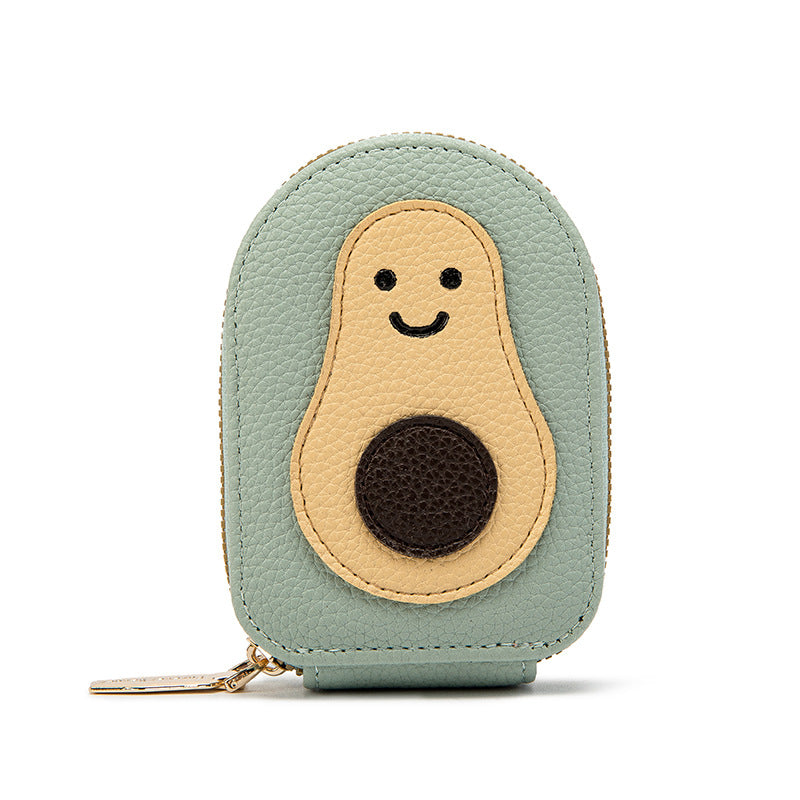 Women's High Sense Storage Cute Smiley Face Card Holder