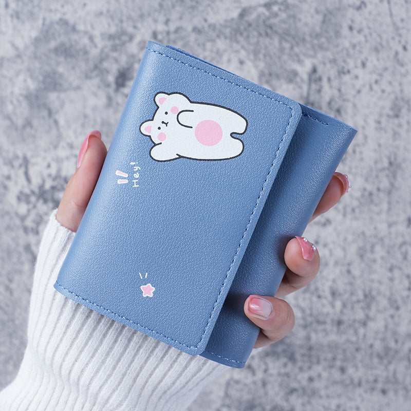 Women's Trendy Korean Short Simple Clutch Purses