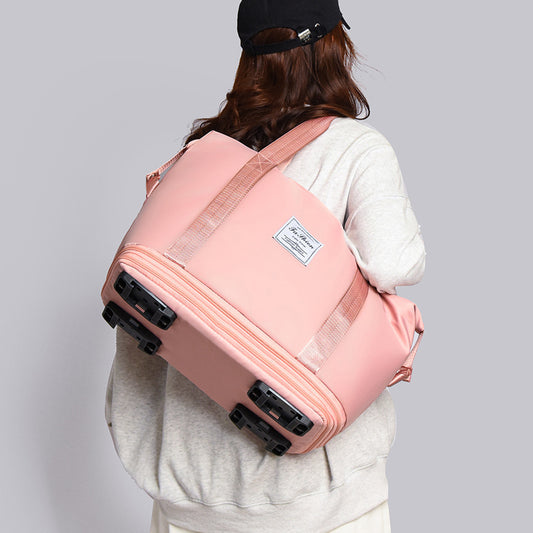 Capacity Expansion Waterproof Oxford Cloth Printable Dry Travel Bags