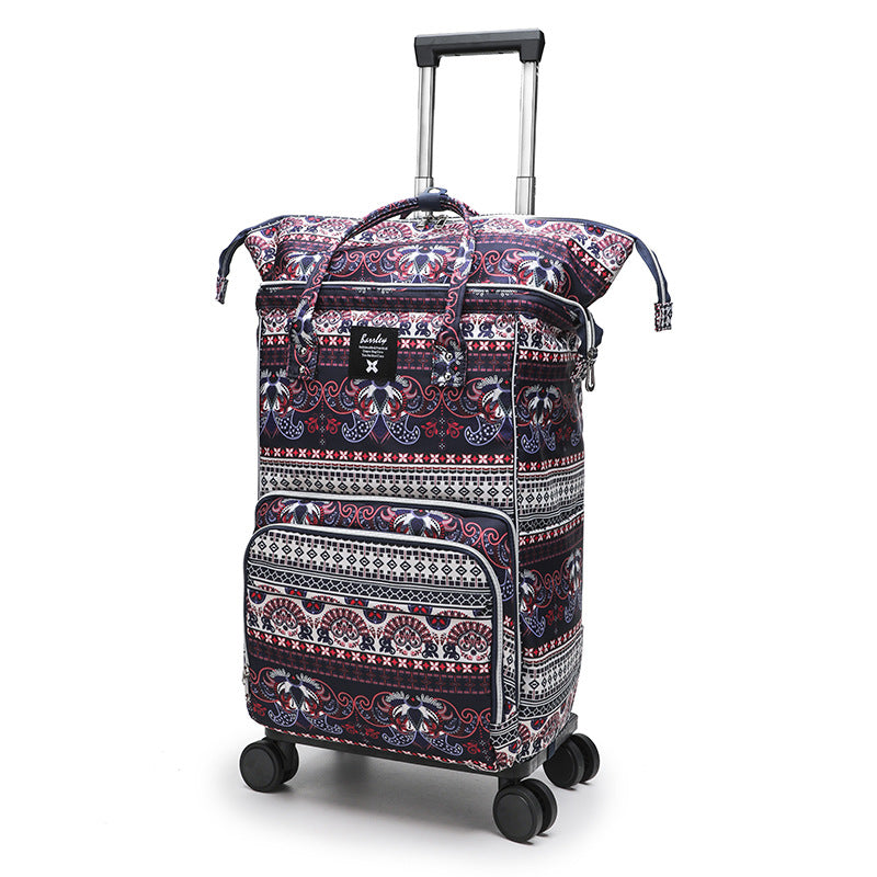 Distance Fashion Pull Waterproof Large Capacity Back Dual-purpose Travel Bags