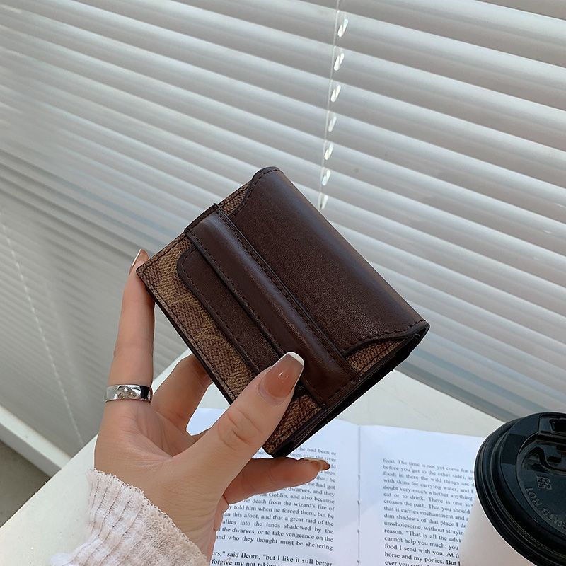 Women's Clamp Multiple Slots Fashion Short Exquisite Purses