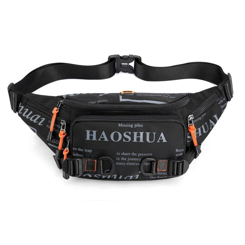 Men's Trendy Fashion Waterproof Nylon Cloth Men's Waist Packs