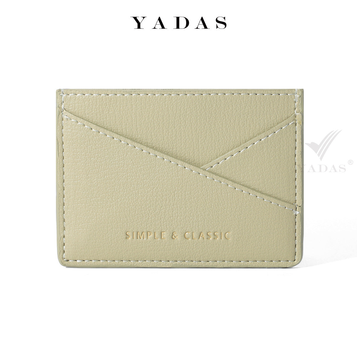 Zipper Oblique Position Design Simple Fashion Card Holder