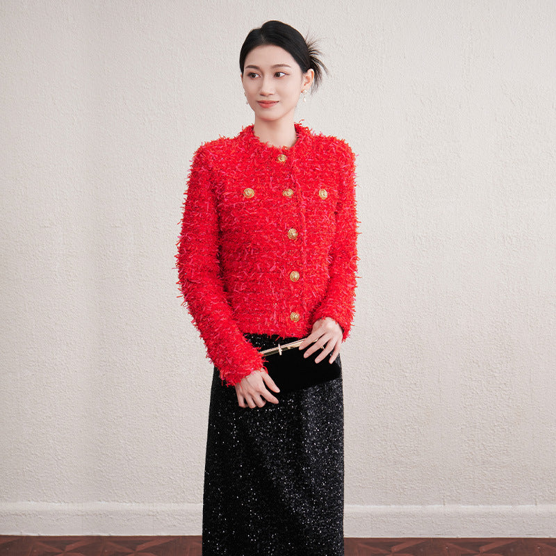 French Style Classic Temperament Entry Lux Knitwear