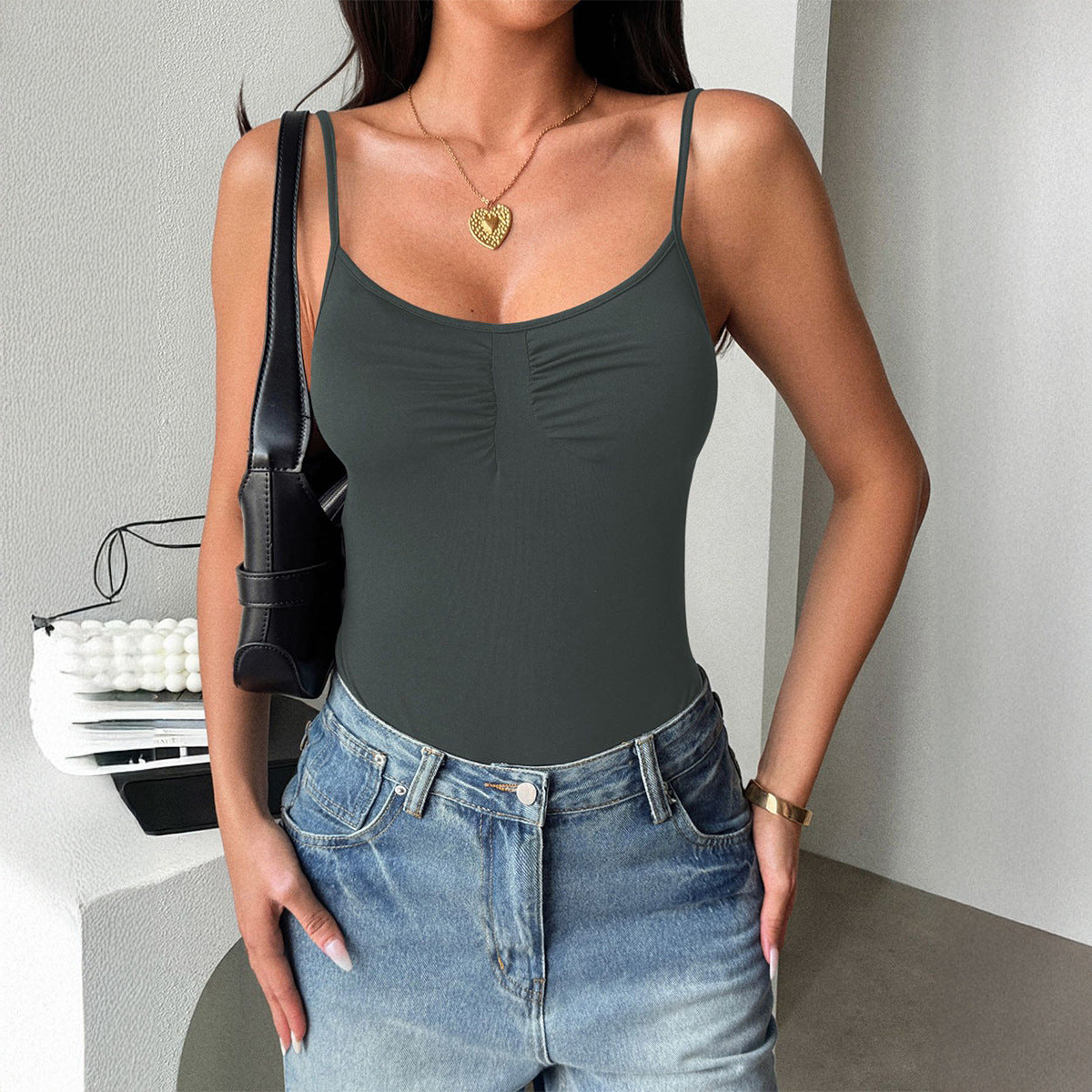 Versatile Charming Women's Sexy Camisole Summer Women's Jumpsuit/clothing