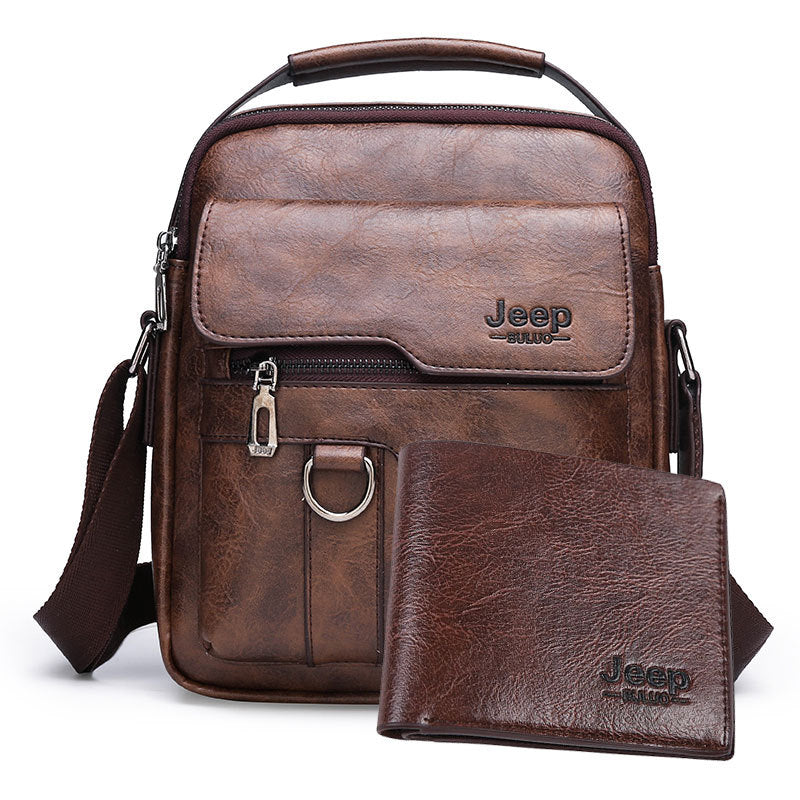 Men's Stylish Large Capacity Back Vertical Men's Shoulder Bags