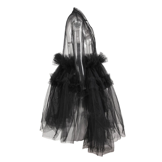 European Goods Design Tulle Summer Collar Irregular Skirts