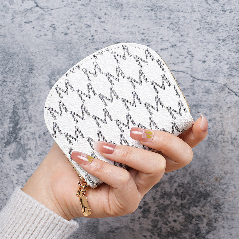 Slouchy Female Organ Zipper Document Bank Card Holder