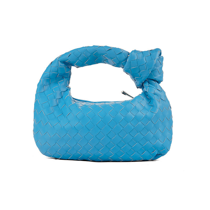 Woven Popular Horn Knotted Portable Underarm Handbags