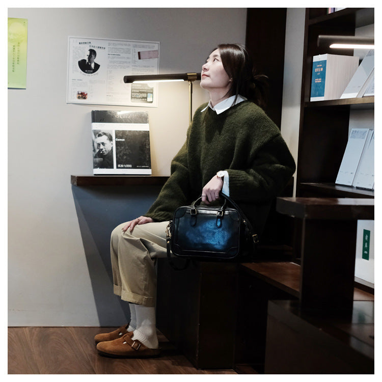 Women's High Sense Simple Boston Spring Korean Style Handbags