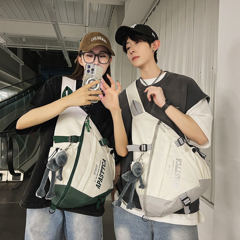 Women's & Men's & Fashion Large Capacity Riding Men's Chest Bags