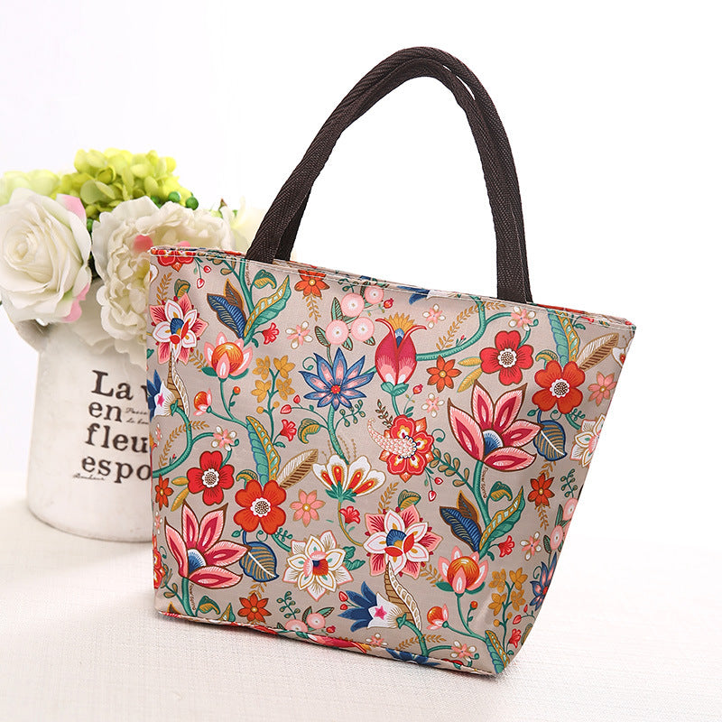 Women's Oxford Cloth Lunch Box Mummy Portable Bags