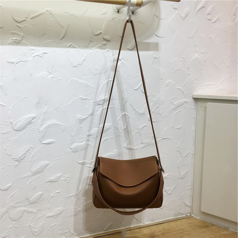 Women's Homemade Niche Retro Flip Pillow Bags