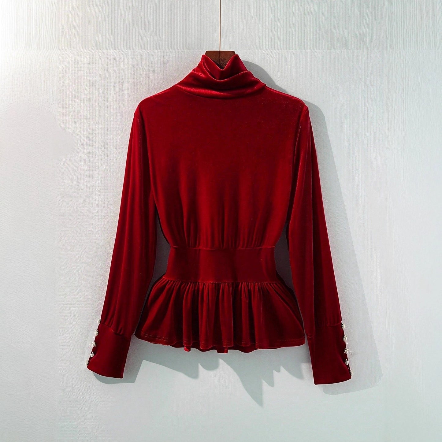 Women's Cinched Long Fashion Elegant Style Unique Women's Sweater, Sweater