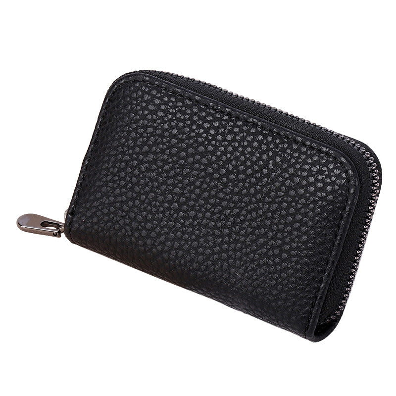 Women's Glamorous Charming Zip Organ Simple Card Holder