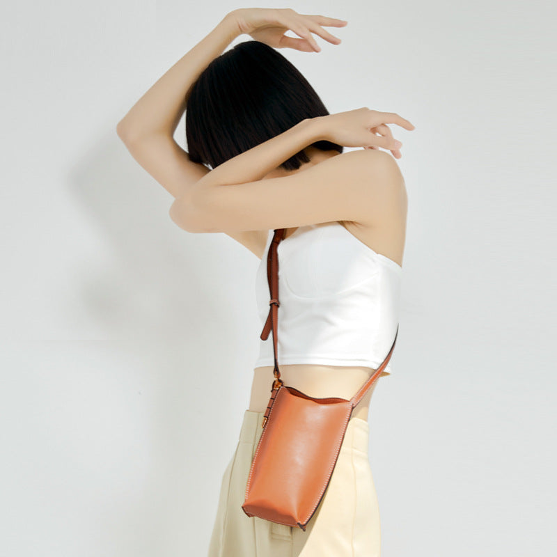 Women's Fashion Mini Vintage Leather For Phone Bags