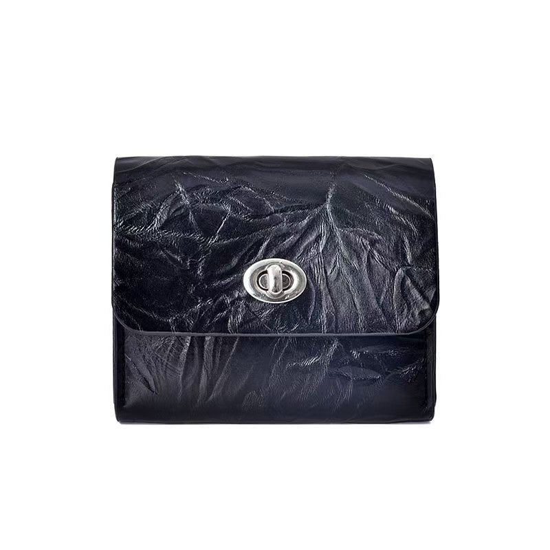 Women's Crack Flip High Sense Storage Simple Ladies Wallets