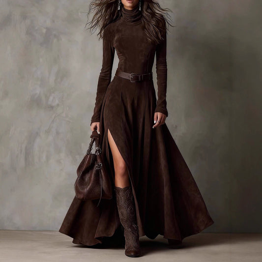 Glamorous Fashionable Elegant Long Dress Belt Dresses