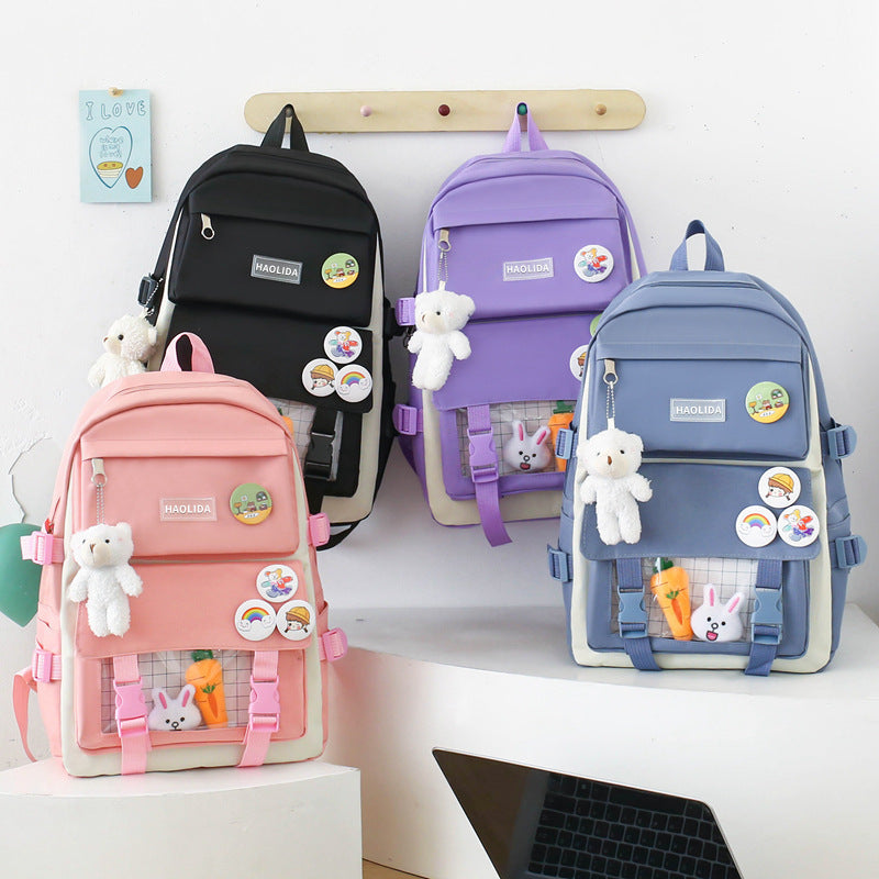 Set Primary Grade To Female Cute Backpacks